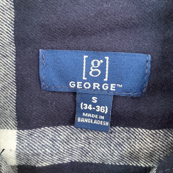 George Men's Long Sleeve Super Soft Flannel Shirt. - Picture 5 of 6